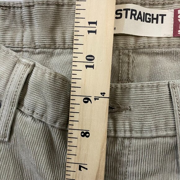 Levi's 514 Men's Slim Straight Beige Corduroy Shorts 30x32 - Picture 9 of 9
